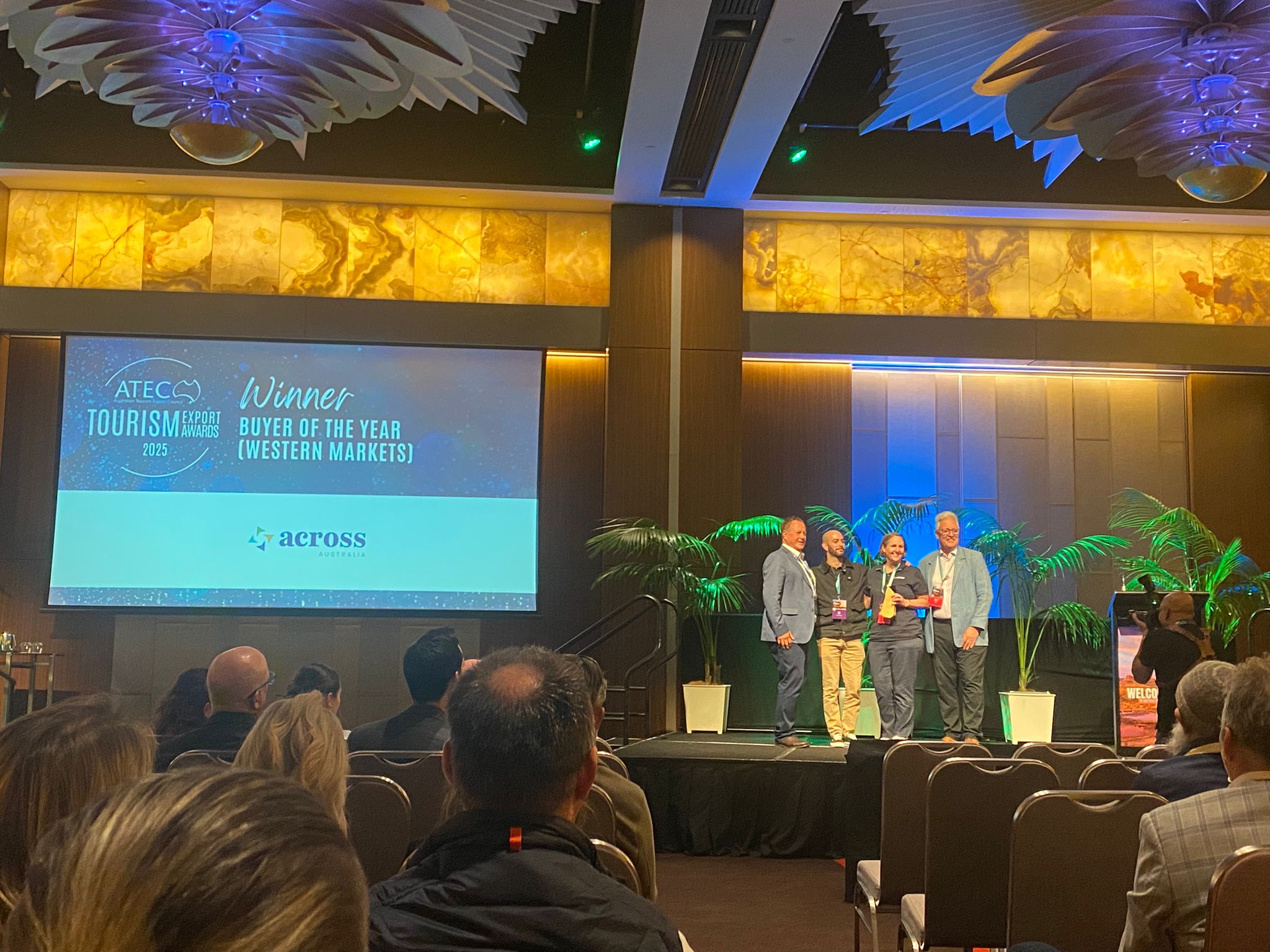 Award presentation – Buyer of the Year (Western) ATEC October 29, 2025